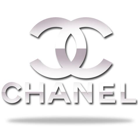 Chanel cc logo white silver